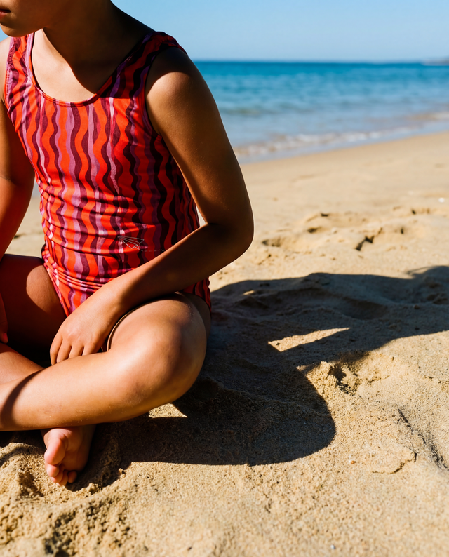 Tangerine Flow Girls Swimzers