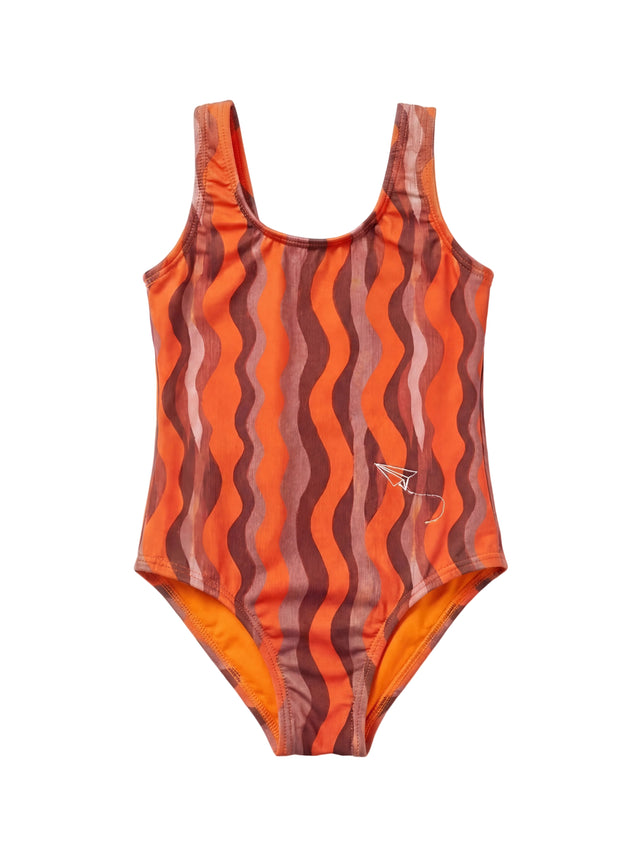 Tangerine Flow Girls Swimzers