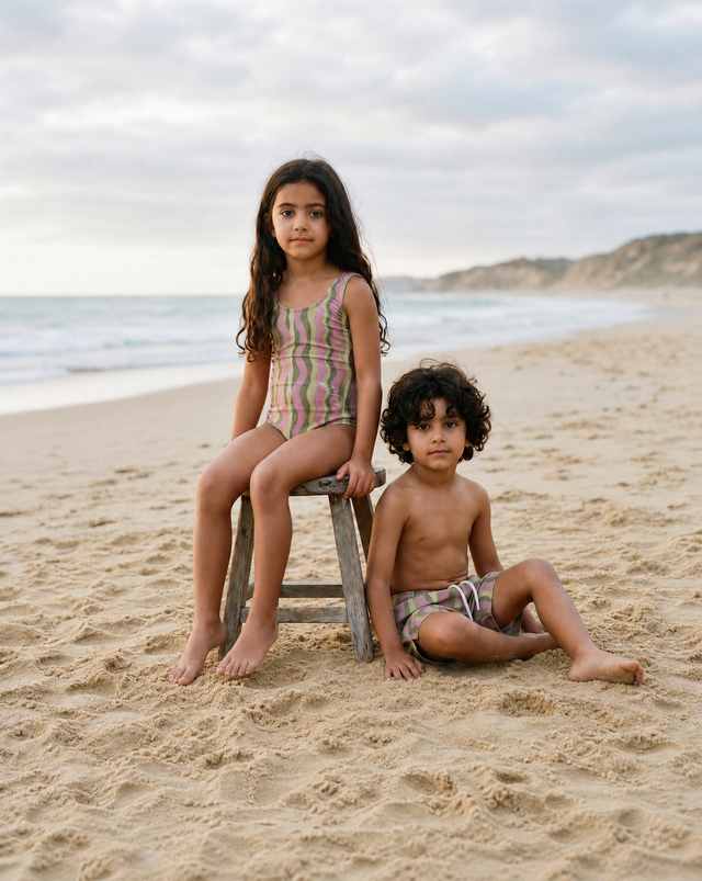 Coral Crush Swimzers Set